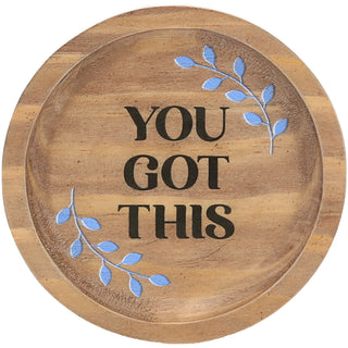 You Got This 3.5" Wood Keepsake Dish