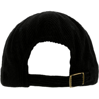 Sober Era Black Adjustable Corduroy Hat