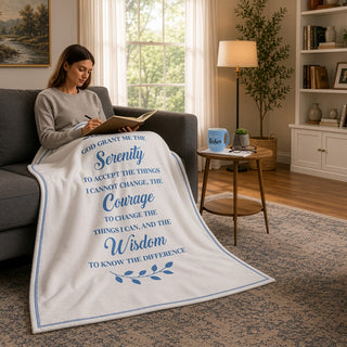 Serenity 50" x 60" Ribbed Plush Blanket