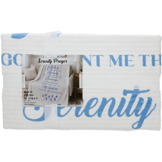 Serenity 50" x 60" Ribbed Plush Blanket