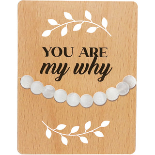 My Why Beaded Stretch Bracelet