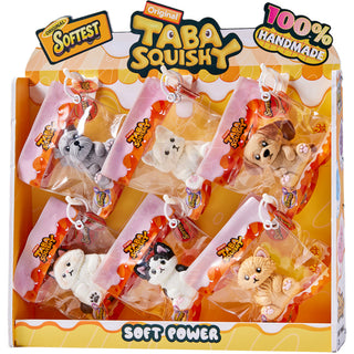 Dogs & Cats Prepack Squishy Silicone Prepack & Countertop Displayer (6 Styles / 3pcs Each)