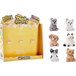 Dogs & Cats Prepack Squishy Silicone Prepack & Countertop Displayer (6 Styles / 3pcs Each)