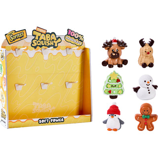 Winter Holiday Prepack Squishy Silicone Prepack & Countertop Displayer (6 Styles / 3pcs Each)