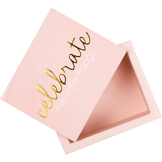 Celebrate 2.25" x 2" x 1.5" MDF Keepsake Box