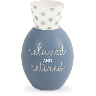 Relaxed 6.5" Bone China Vase