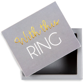 Ring 2.25" x 2" x 1.5" MDF Keepsake Box