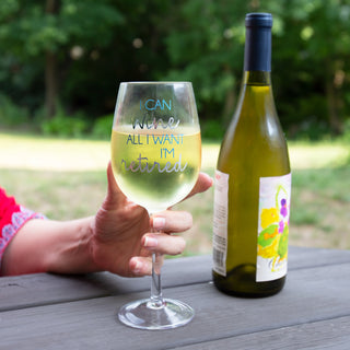 Retired 16 oz Crystal Wine Glass