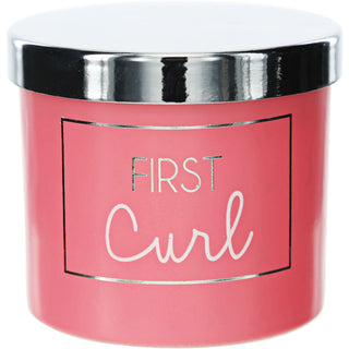 First Curl Pink 2.5" Glass Memory Box