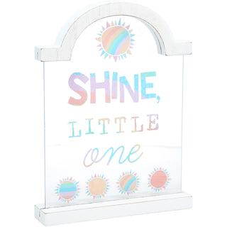 Shine Little One 8" Self Standing Plaque