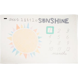 Our Little Sunshine 60" x 40" Milestone Royal Plush Blanket