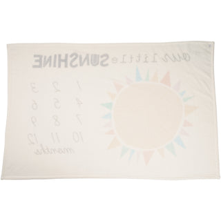 Our Little Sunshine 60" x 40" Milestone Royal Plush Blanket