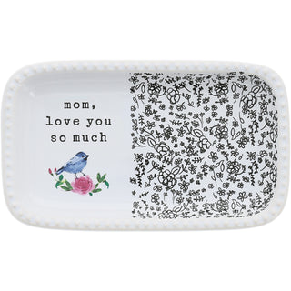 Mom 5" x 3" Keepsake Dish