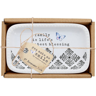 Family 5" x 3" Keepsake Dish