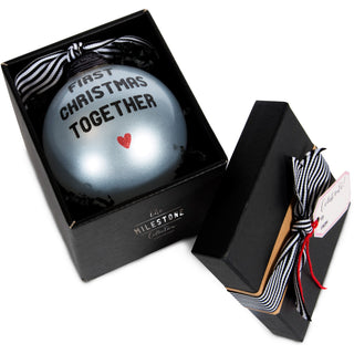 Baby's 1st Christmas 4" Glass Ornament