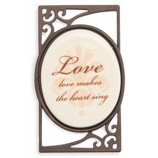 Love 1.5" x 2.5" Magnet with Scroll (Set of 6)