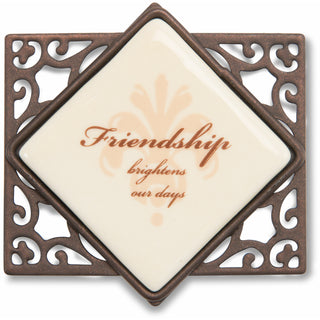 Friendship 2.25" x 2" Magnet with Scroll (Set of 6)