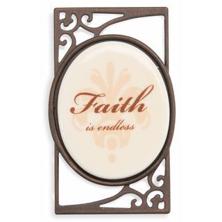 Faith 1.5" x 2.5" Magnet with Scroll (Set of 6)