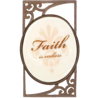 Faith 1.5" x 2.5" Magnet with Scroll (Set of 6)