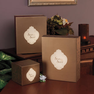 Chocolate Candle Holder 6.5" Cylinder with Base