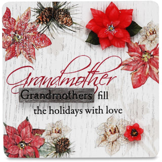 Grandmother 3" x 3" Self-Standing Plaque