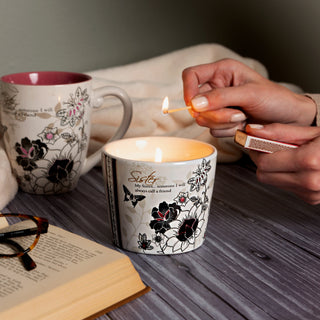 Sister 8 oz Soy Wax Candle Scent: Tranquility