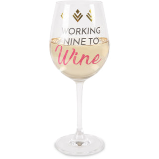 Wine 12 oz Crystal Wine Glass