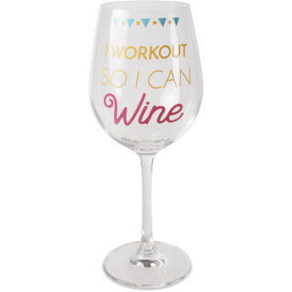 Workout 12 oz Crystal Wine Glass