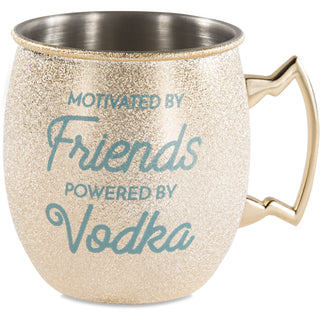 Friends and Vodka 20 oz Stainless Steel Moscow Mule