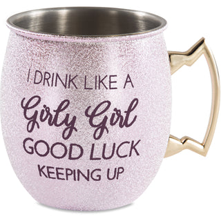 Girly Girl 20 oz Stainless Steel Moscow Mule