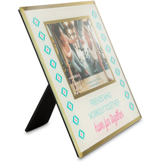 Friends Who Workout 9.25" x 7.25" Frame (Holds 6" x 4" Photo)