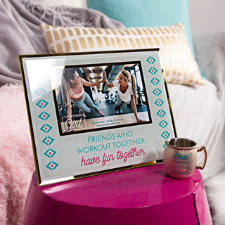 Friends Who Workout 9.25" x 7.25" Frame (Holds 6" x 4" Photo)