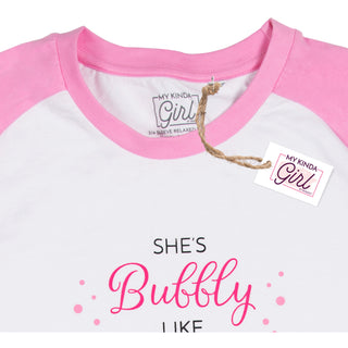 Girly Girl - 3/4 Length Sleeve Ladies T-Shirt