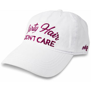 Party Hair White Adjustable Hat