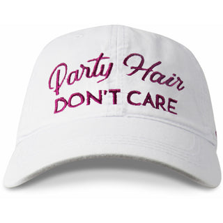 Party Hair White Adjustable Hat