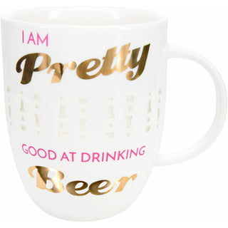 I'm Pretty  24 oz Pierced Porcelain Cup