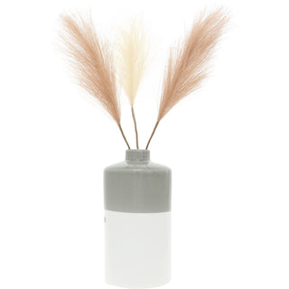 Heart 7" Vase with Pampas Grass