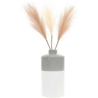 Heart 7" Vase with Pampas Grass