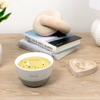 Love You 11 oz - 100% Soy Wax Reveal Double Wick Candle Scent: Tranquility