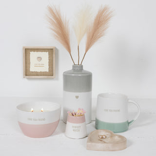 Love You Friend 11 oz - 100% Soy Wax Reveal Double Wick Candle Scent: Tranquility