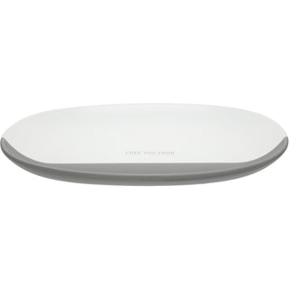 Love You Food 17" Ceramic Serving Platter