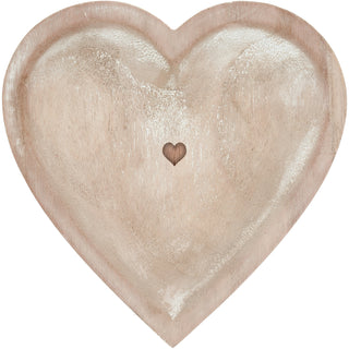 Heart 7" Wood Dish