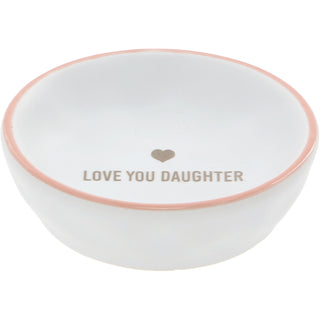 Love You Daughter 2.5" Trinket Dish