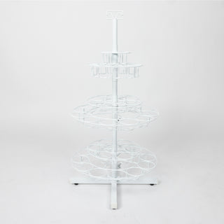 Jewelry Bottle Displayer 13.75" x 31.5" Rotating Countertop Displayer with Header Card