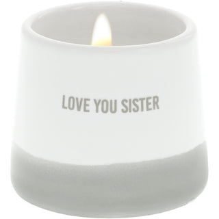 Love You Sister 2 oz - 100% Soy Wax Reveal Candle
Scent: Tranquility