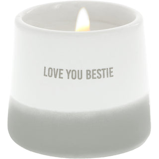 Love You Bestie 2 oz - 100% Soy Wax Reveal Candle Scent: Tranquility