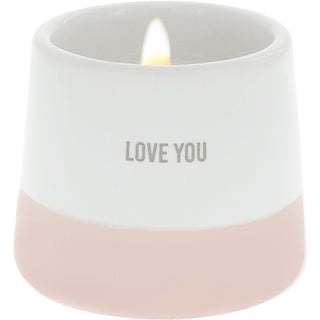 Love You 2 oz - 100% Soy Wax Reveal Candle Scent: Tranquility