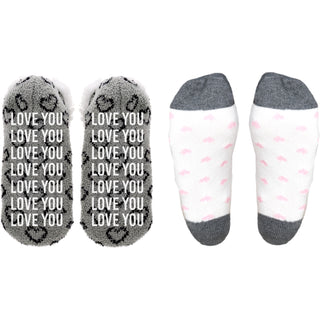 Love You Sister Slipper Sock Gift Set