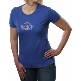 Beach People Blue Women's T-Shirt