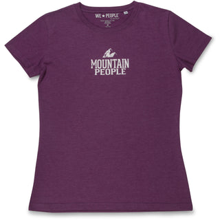 Mountain People Purple Women's T-Shirt